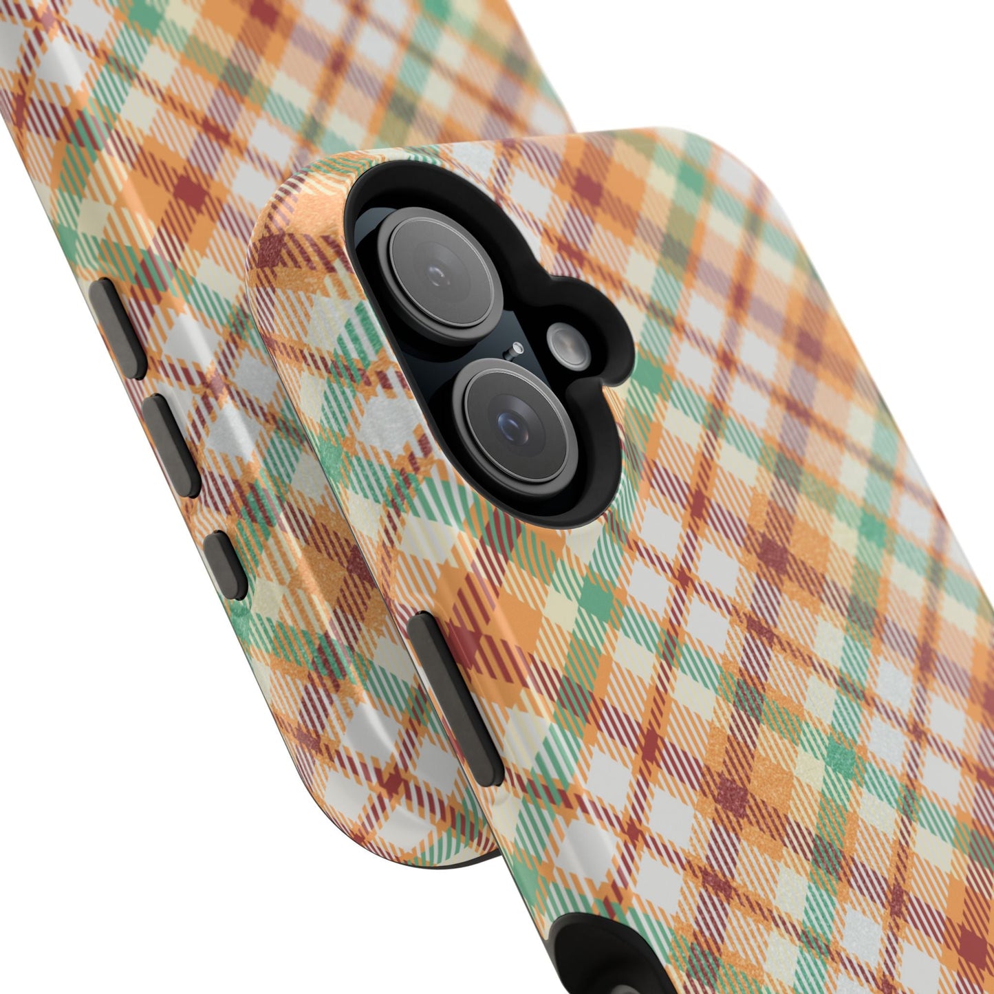 MagSafe Case - Autumn Harvest Plaid Design - BOGO Cases