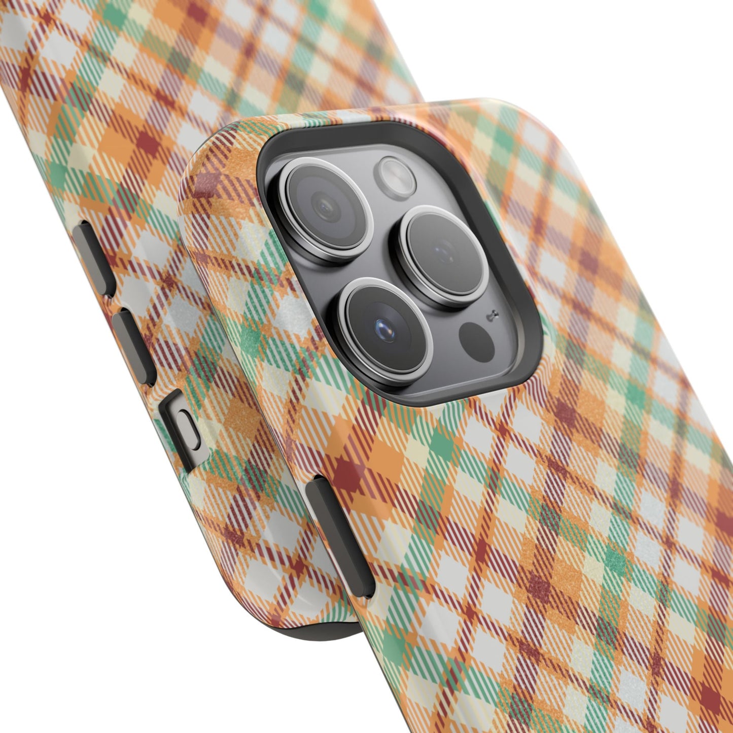MagSafe Case - Autumn Harvest Plaid Design - BOGO Cases