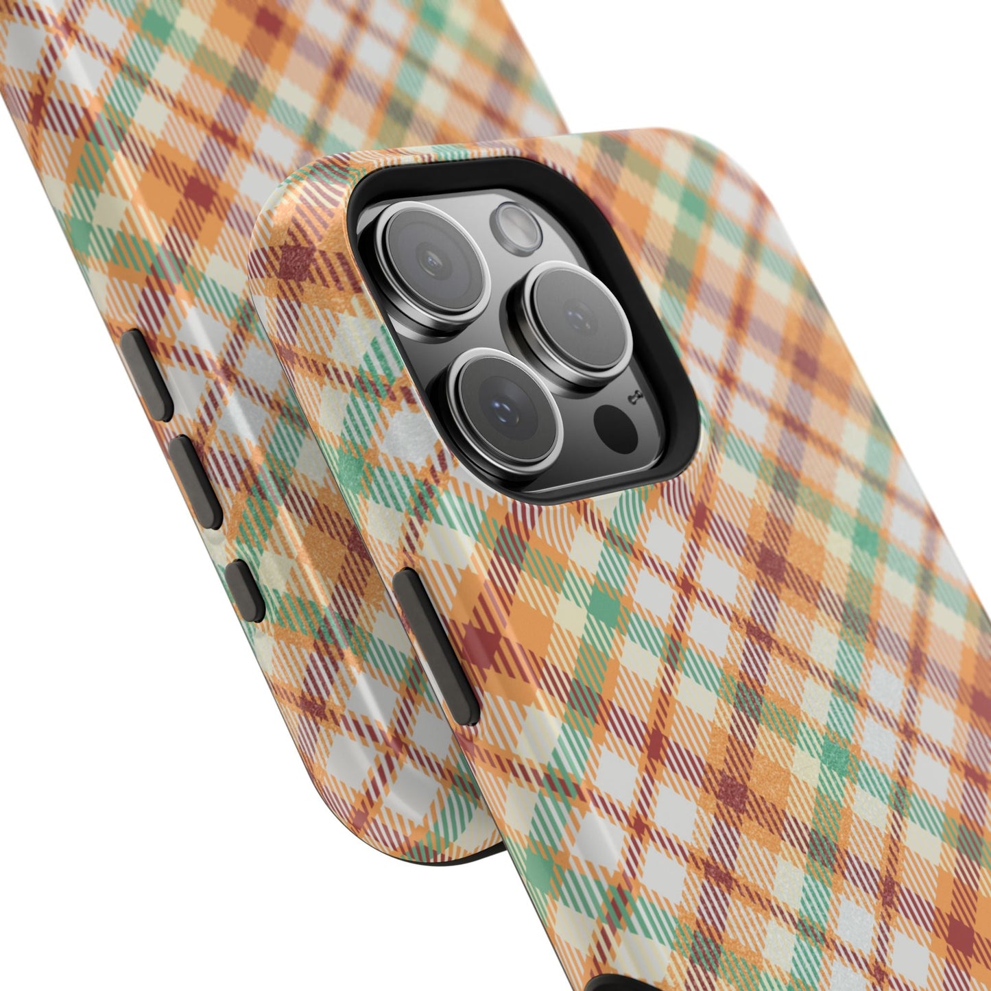 MagSafe Case - Autumn Harvest Plaid Design - BOGO Cases
