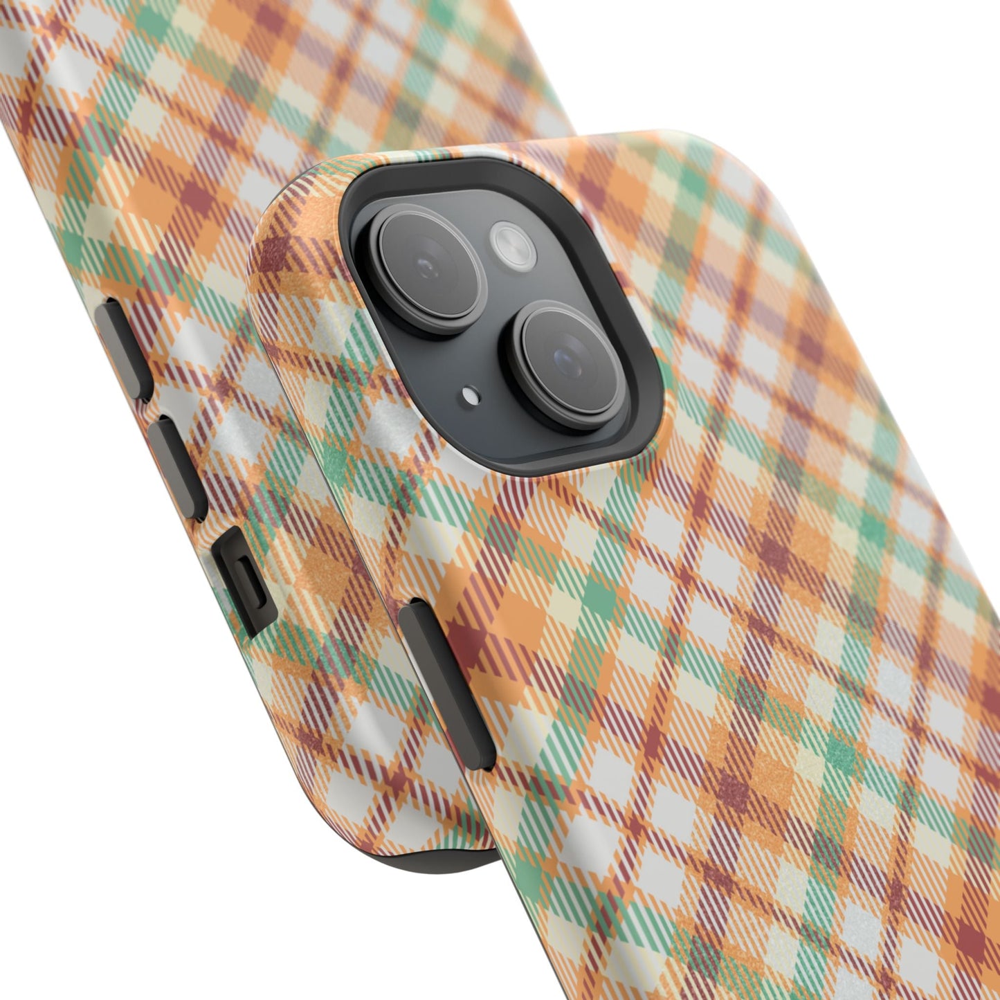 MagSafe Case - Autumn Harvest Plaid Design - BOGO Cases