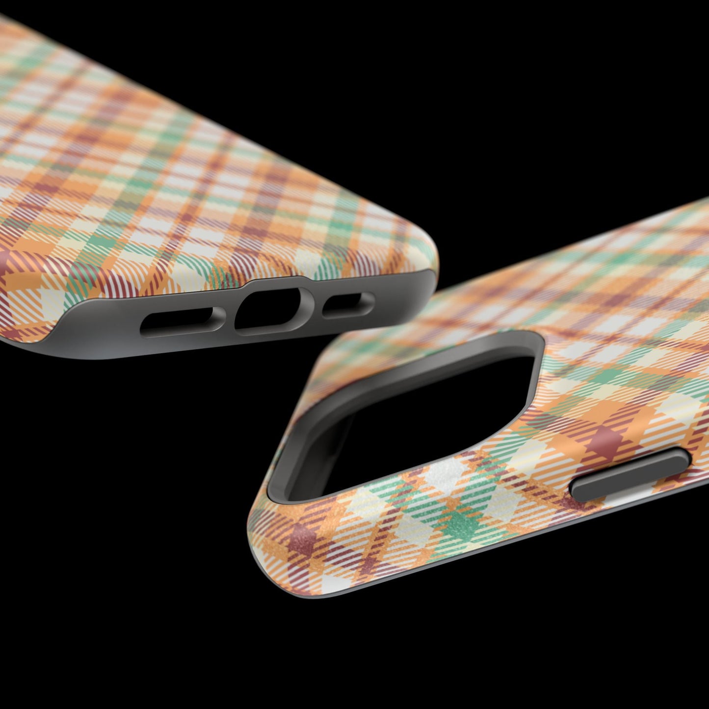 MagSafe Case - Autumn Harvest Plaid Design - BOGO Cases