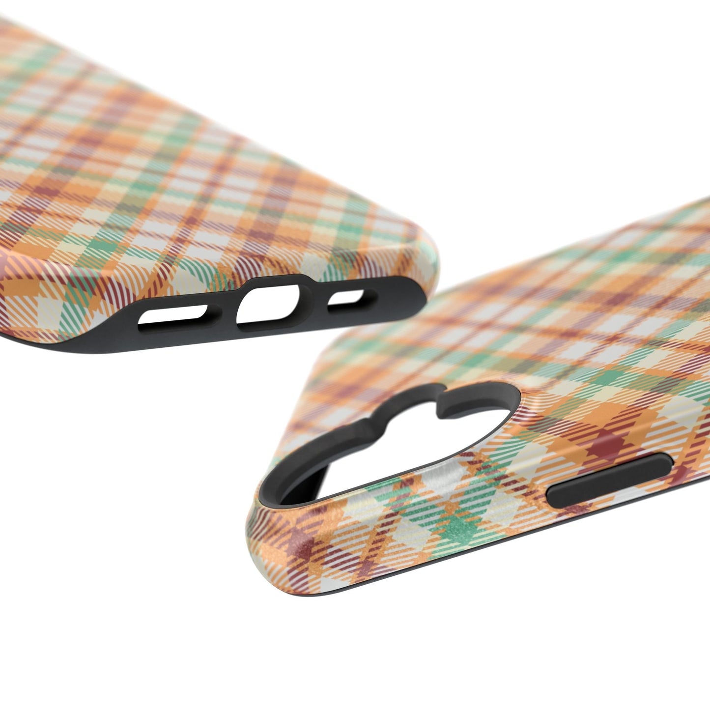MagSafe Case - Autumn Harvest Plaid Design - BOGO Cases