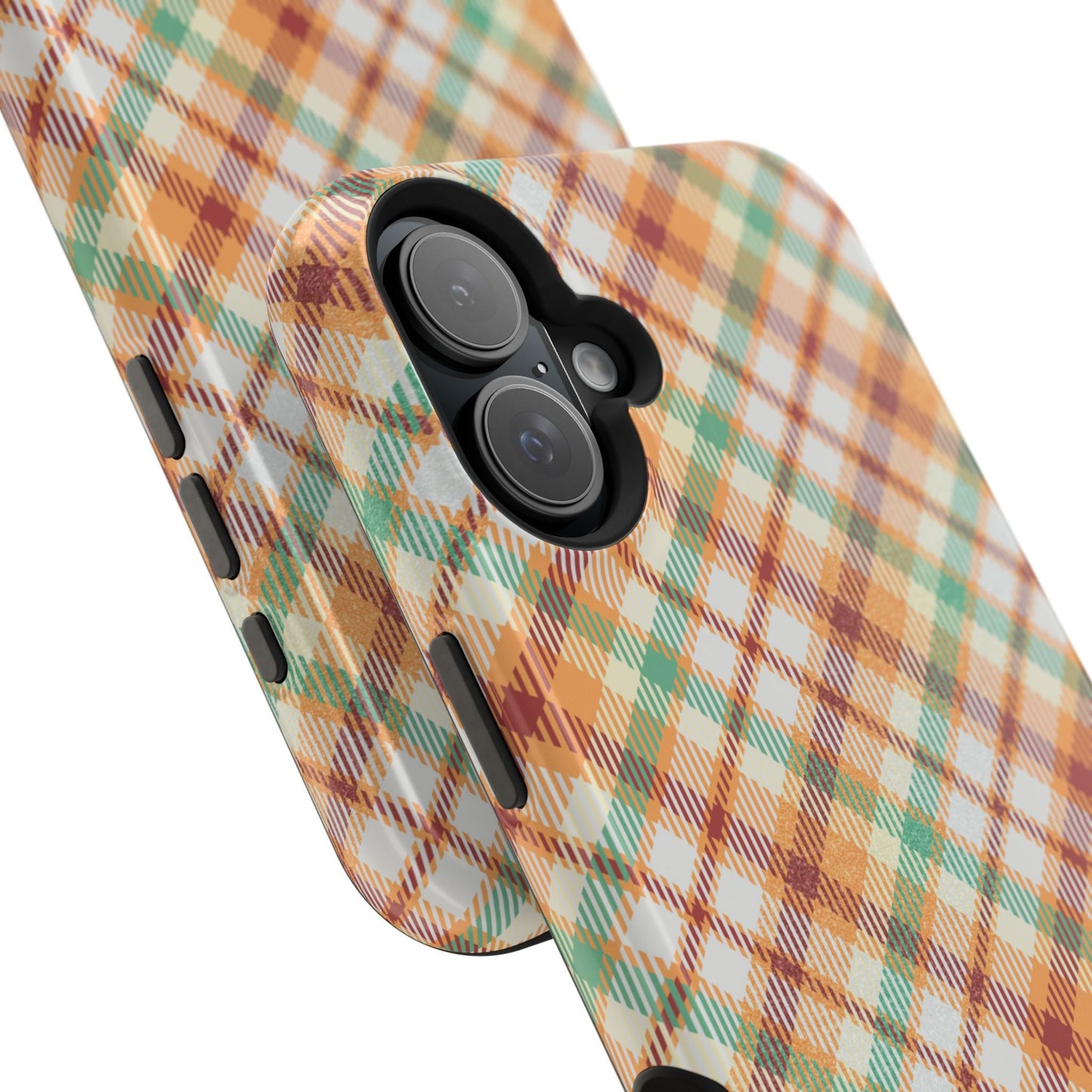 MagSafe Case - Autumn Harvest Plaid Design - BOGO Cases