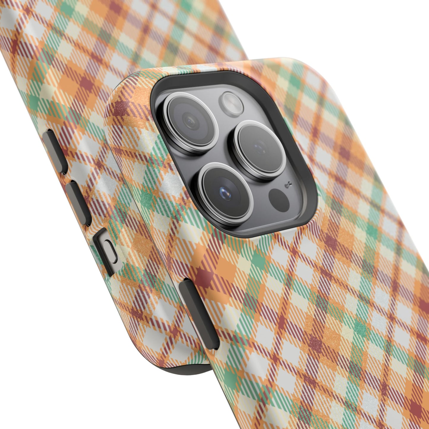 MagSafe Case - Autumn Harvest Plaid Design - BOGO Cases