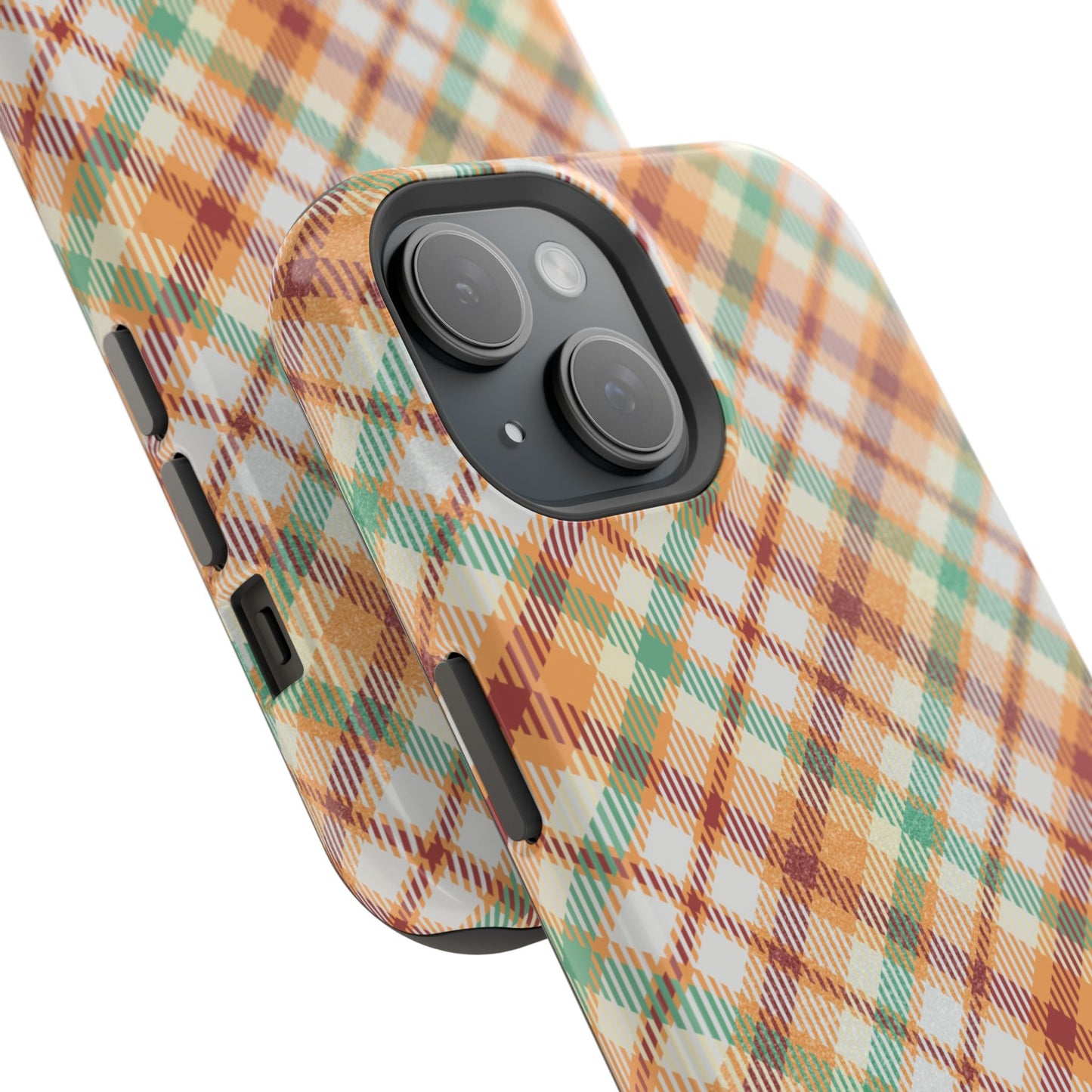 MagSafe Case - Autumn Harvest Plaid Design - BOGO Cases