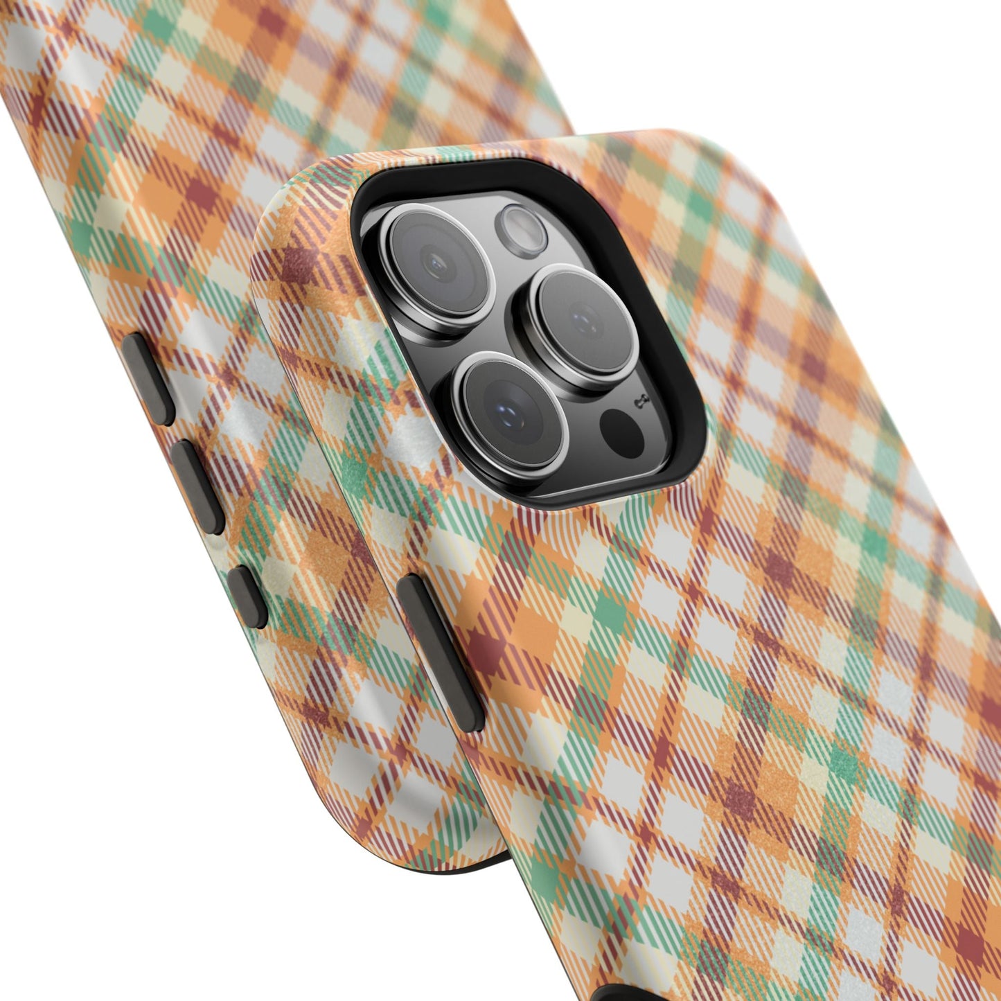 MagSafe Case - Autumn Harvest Plaid Design - BOGO Cases