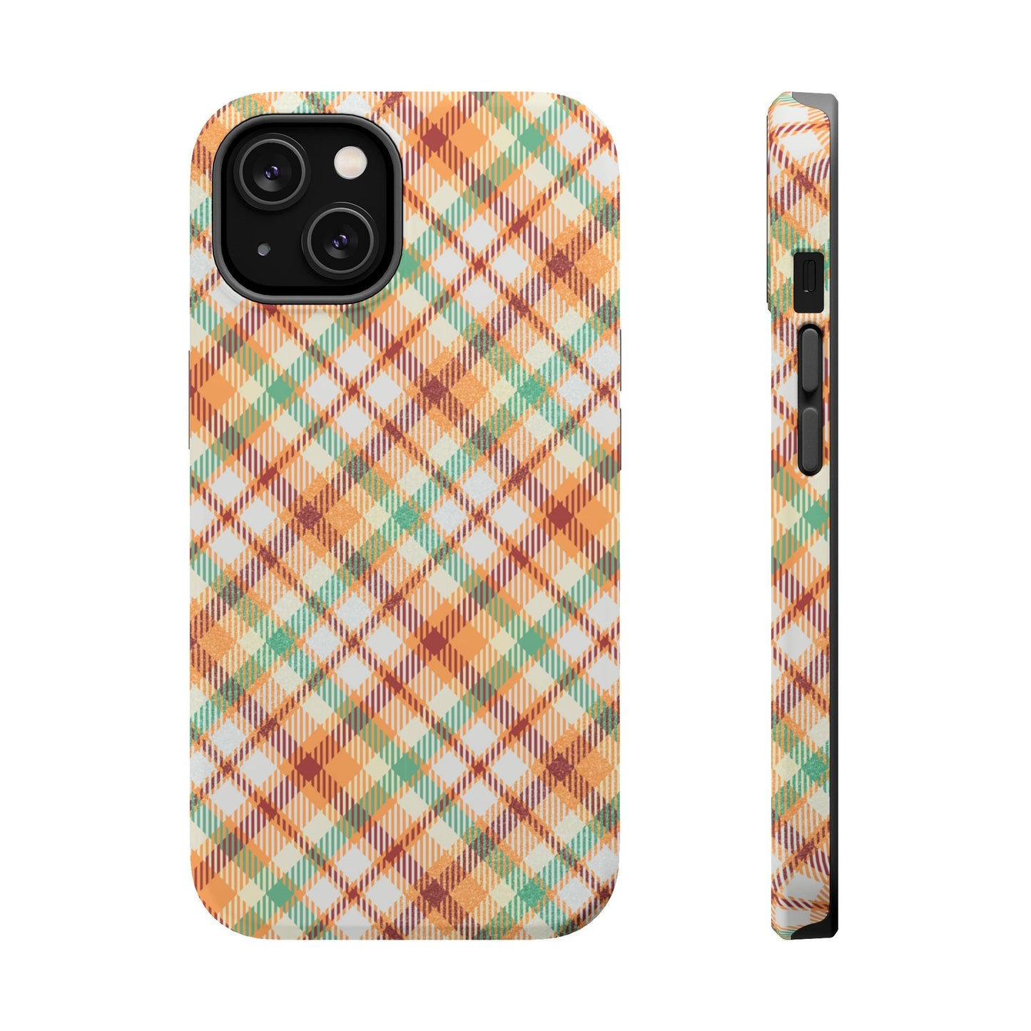 MagSafe Case - Autumn Harvest Plaid Design - BOGO Cases