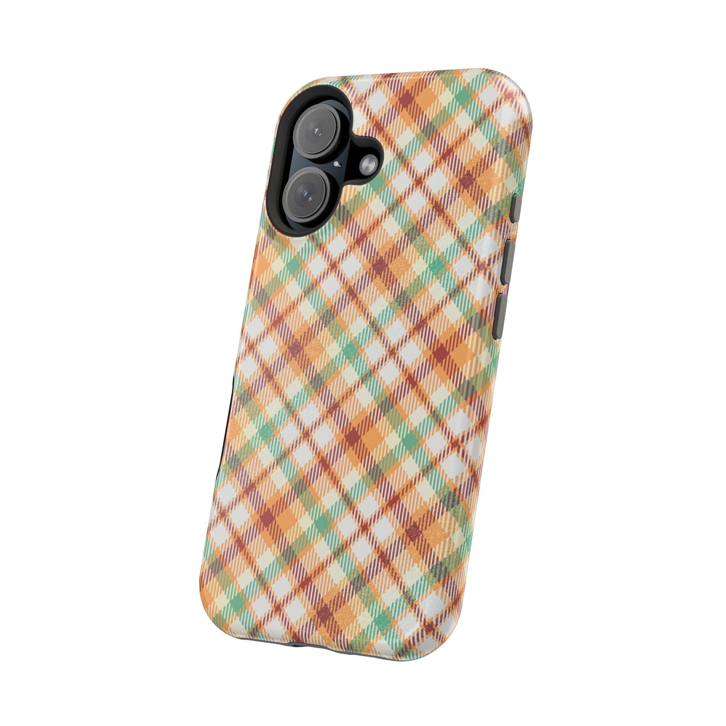 MagSafe Case - Autumn Harvest Plaid Design - BOGO Cases