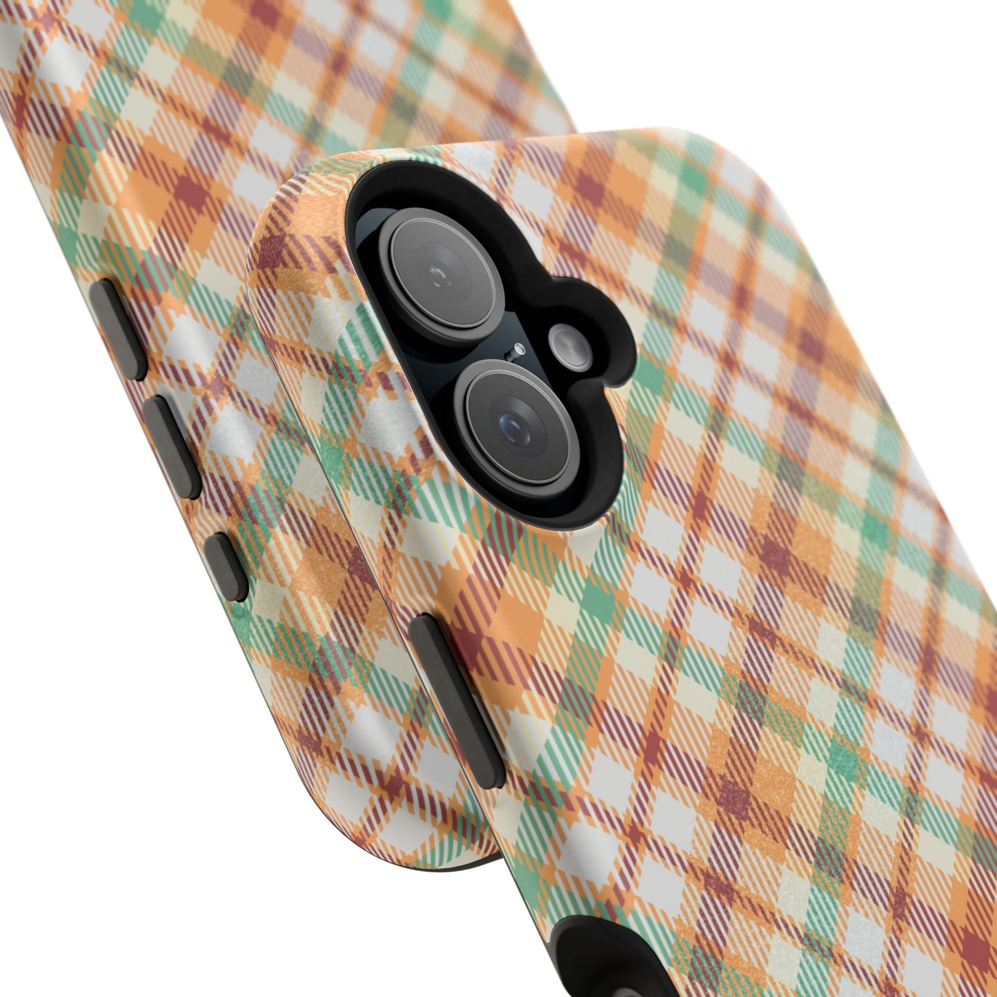 MagSafe Case - Autumn Harvest Plaid Design - BOGO Cases
