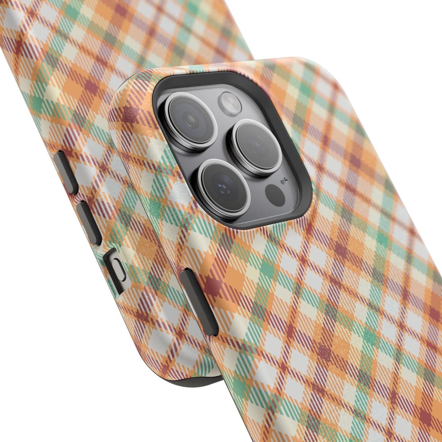 MagSafe Case - Autumn Harvest Plaid Design - BOGO Cases