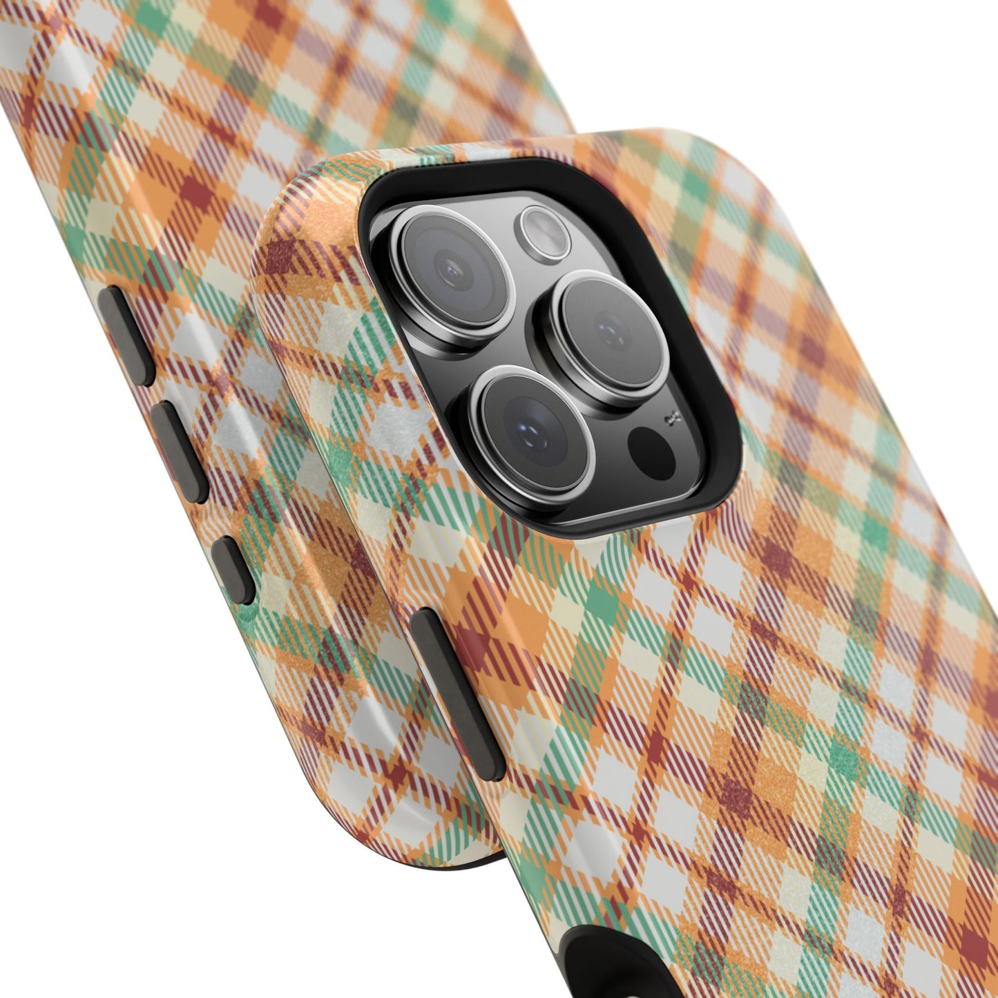 MagSafe Case - Autumn Harvest Plaid Design - BOGO Cases