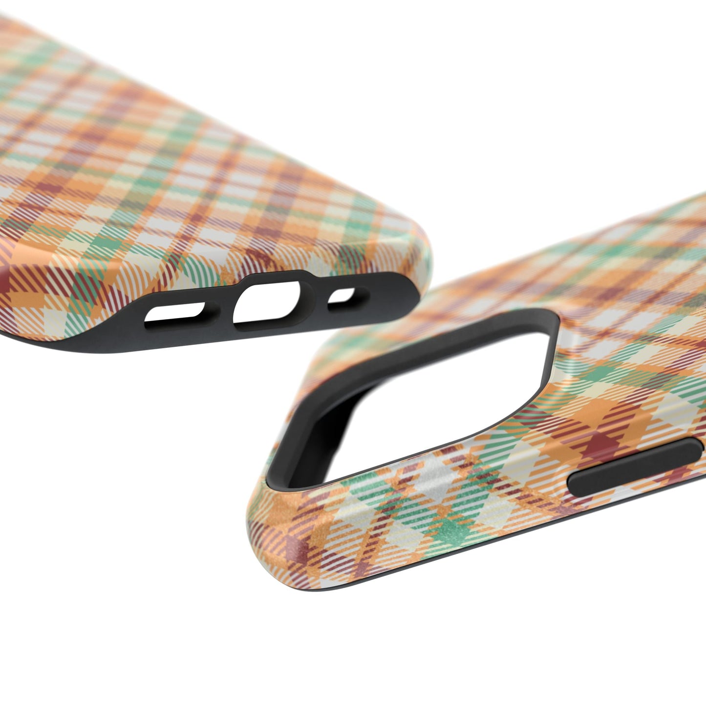 MagSafe Case - Autumn Harvest Plaid Design - BOGO Cases
