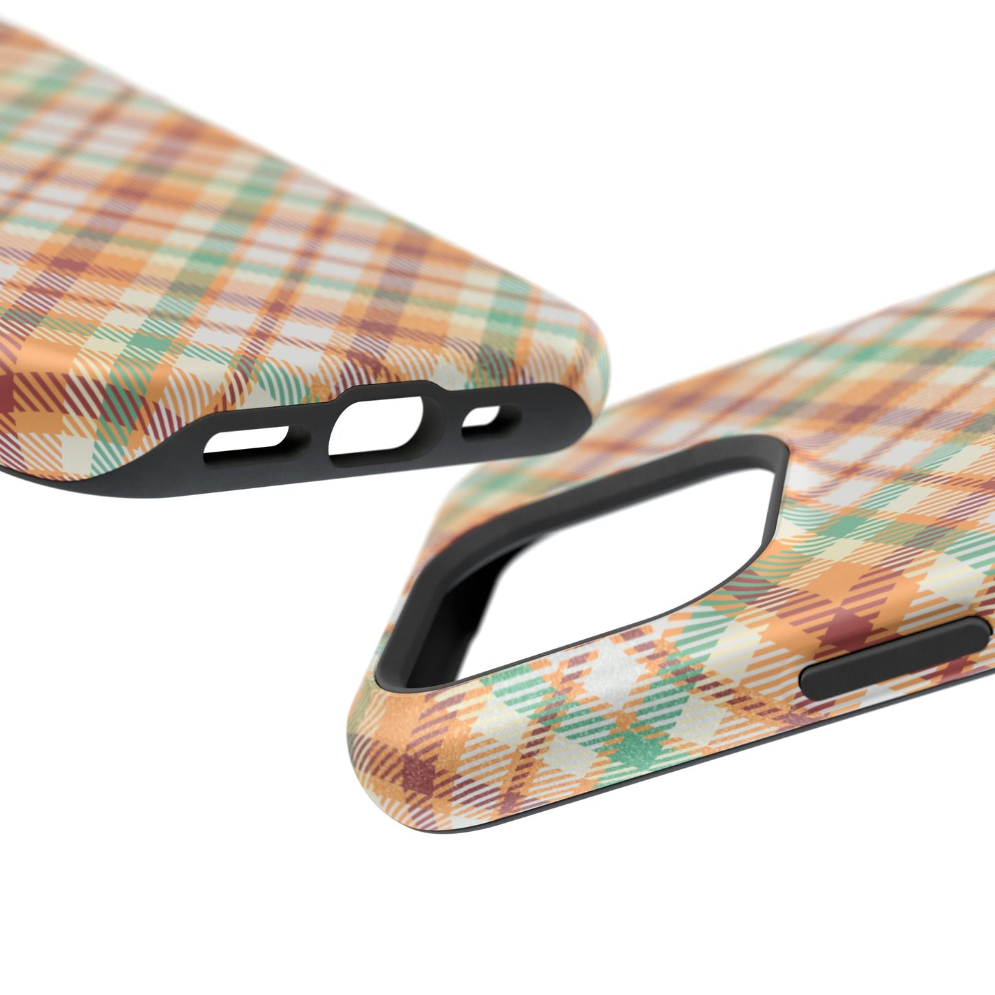 MagSafe Case - Autumn Harvest Plaid Design - BOGO Cases