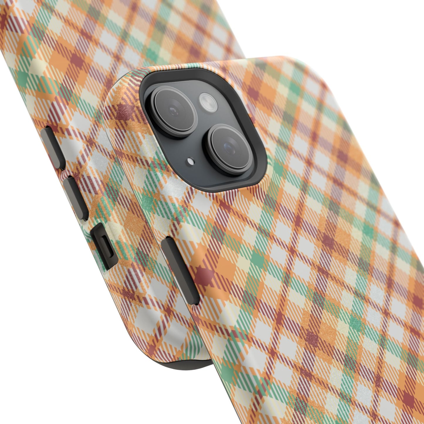MagSafe Case - Autumn Harvest Plaid Design - BOGO Cases