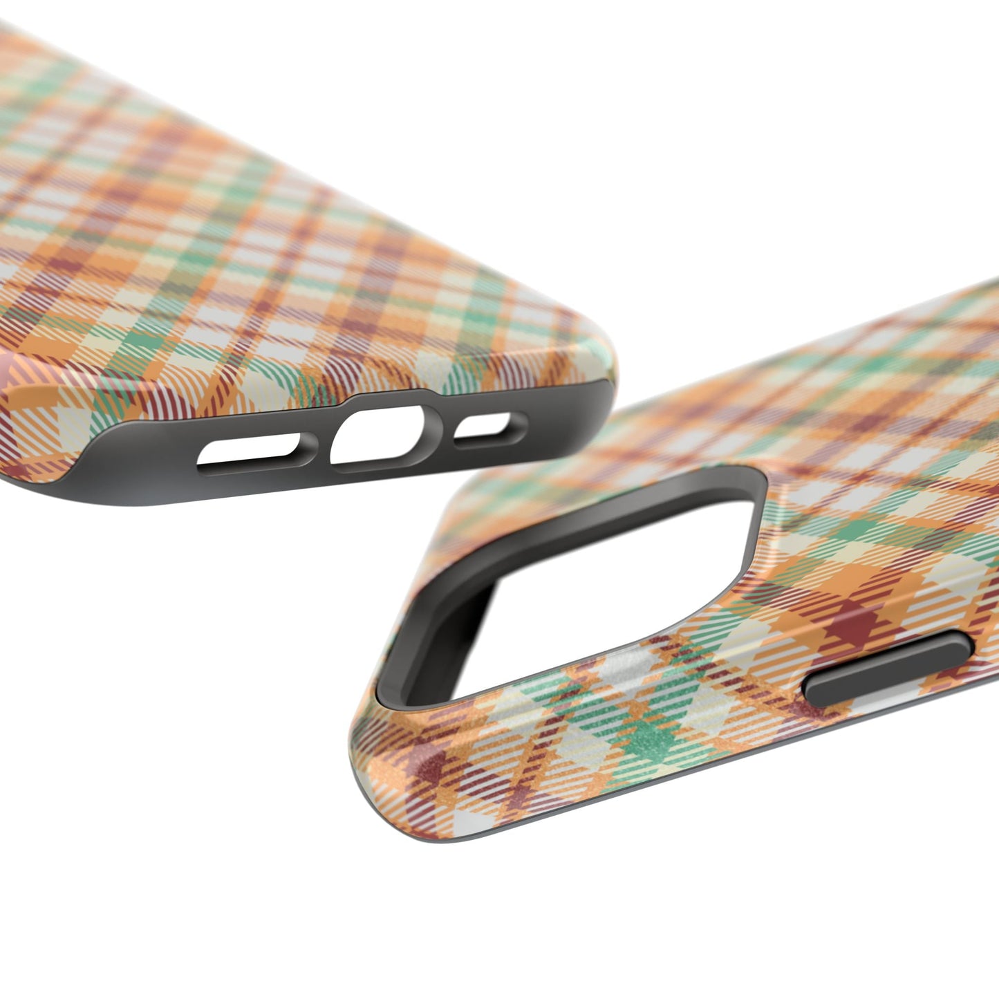 MagSafe Case - Autumn Harvest Plaid Design - BOGO Cases