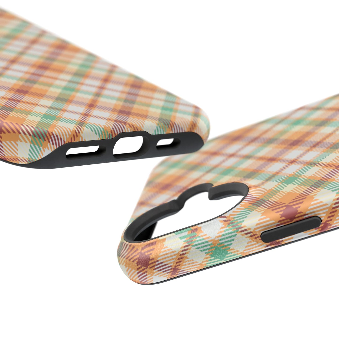 MagSafe Case - Autumn Harvest Plaid Design - BOGO Cases