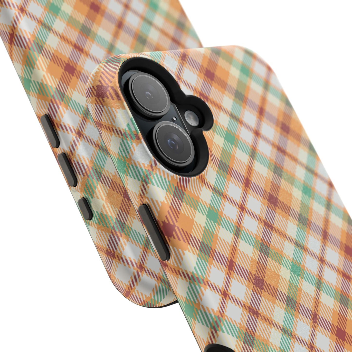 MagSafe Case - Autumn Harvest Plaid Design - BOGO Cases