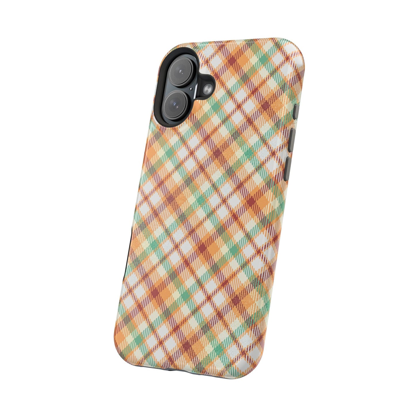 MagSafe Case - Autumn Harvest Plaid Design - BOGO Cases