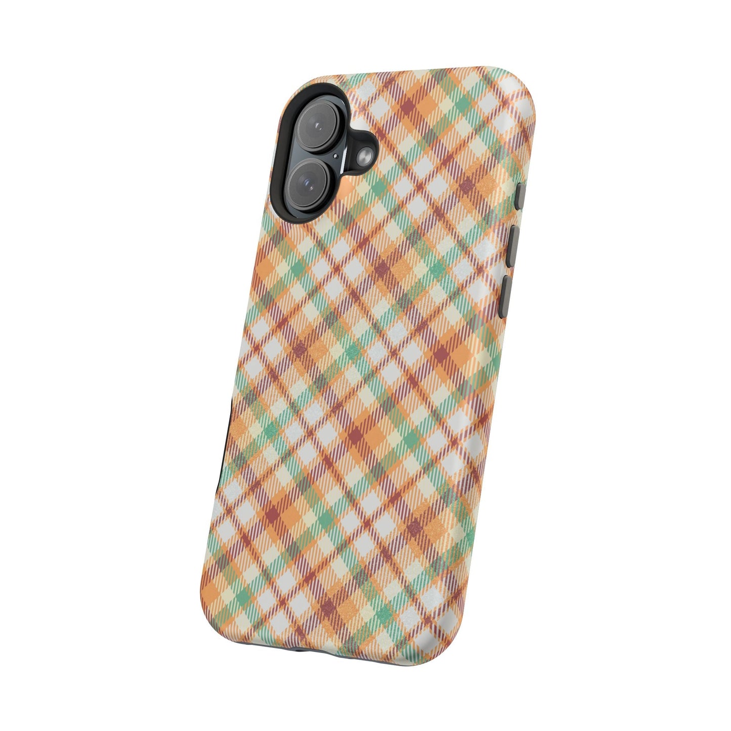 MagSafe Case - Autumn Harvest Plaid Design - BOGO Cases