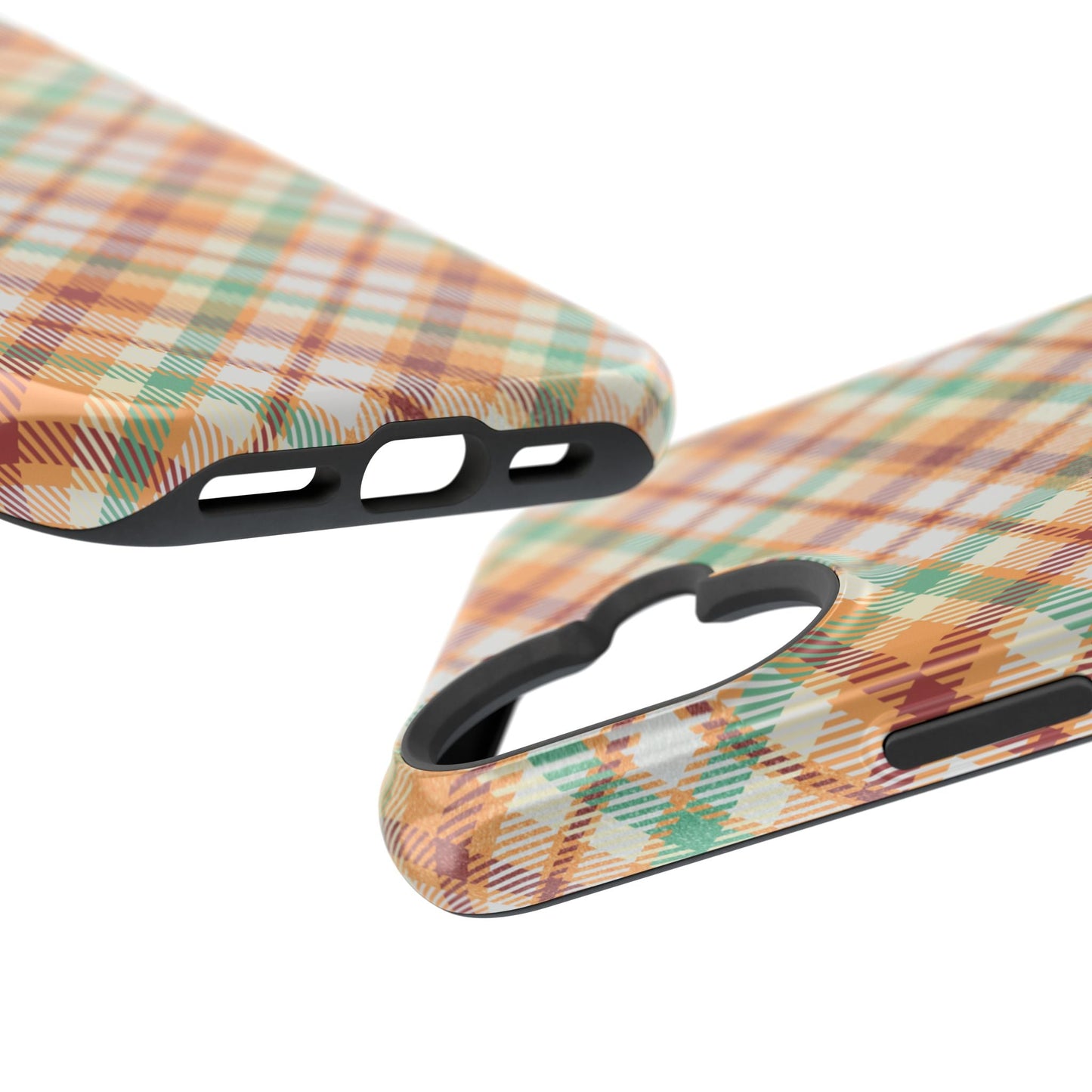 MagSafe Case - Autumn Harvest Plaid Design - BOGO Cases