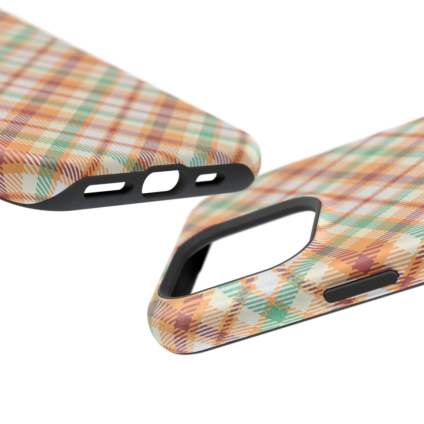 MagSafe Case - Autumn Harvest Plaid Design - BOGO Cases