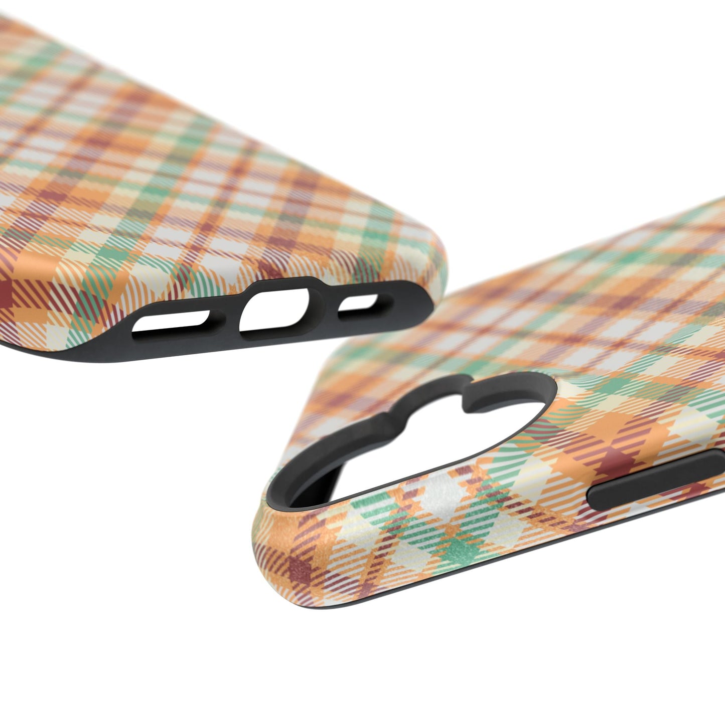 MagSafe Case - Autumn Harvest Plaid Design - BOGO Cases