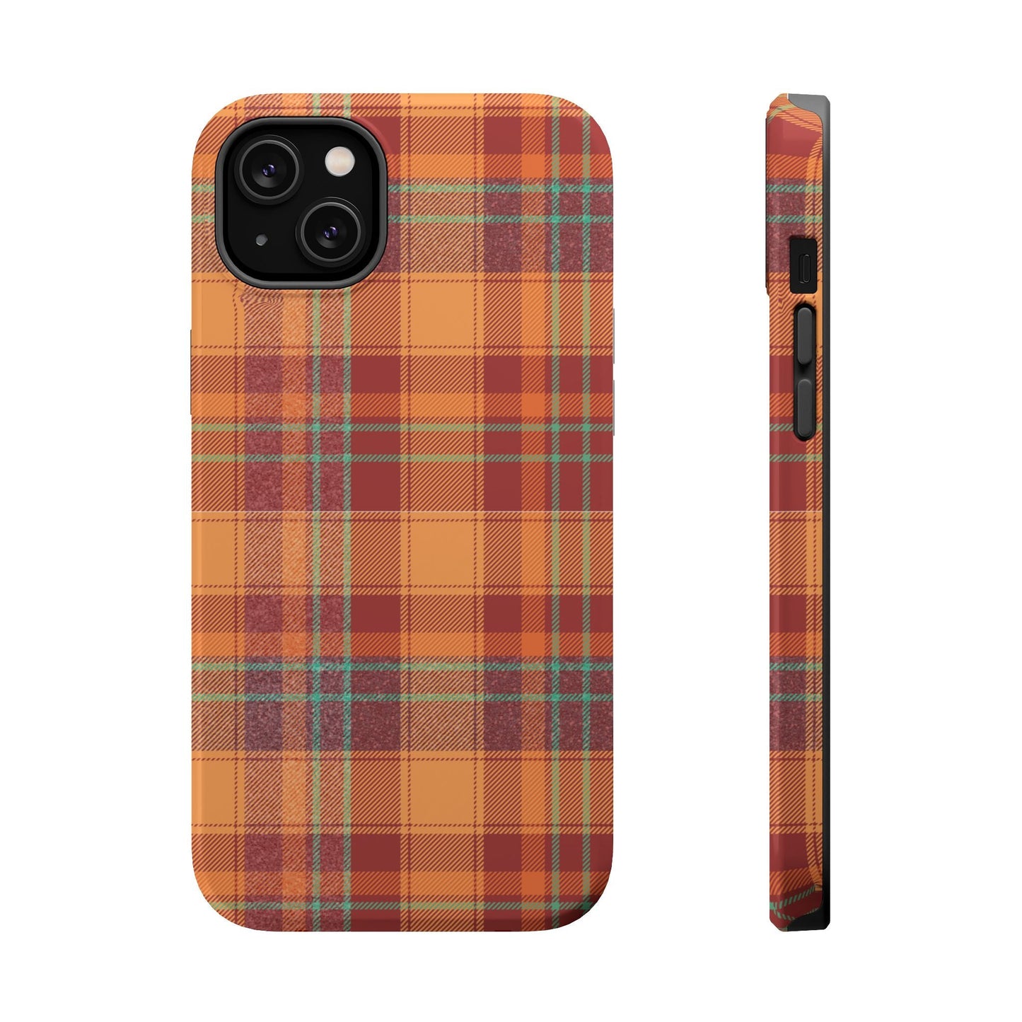 MagSafe Case - Autumn Tartan Plaid Design - BOGO Cases