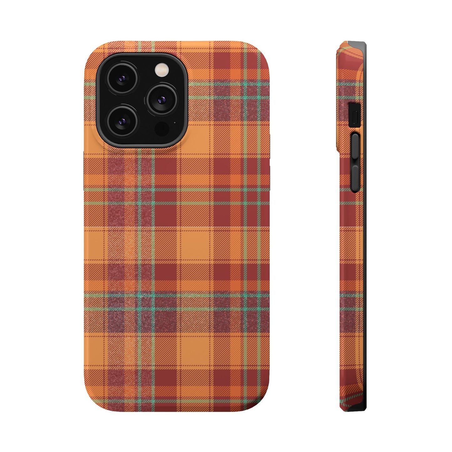 MagSafe Case - Autumn Tartan Plaid Design - BOGO Cases