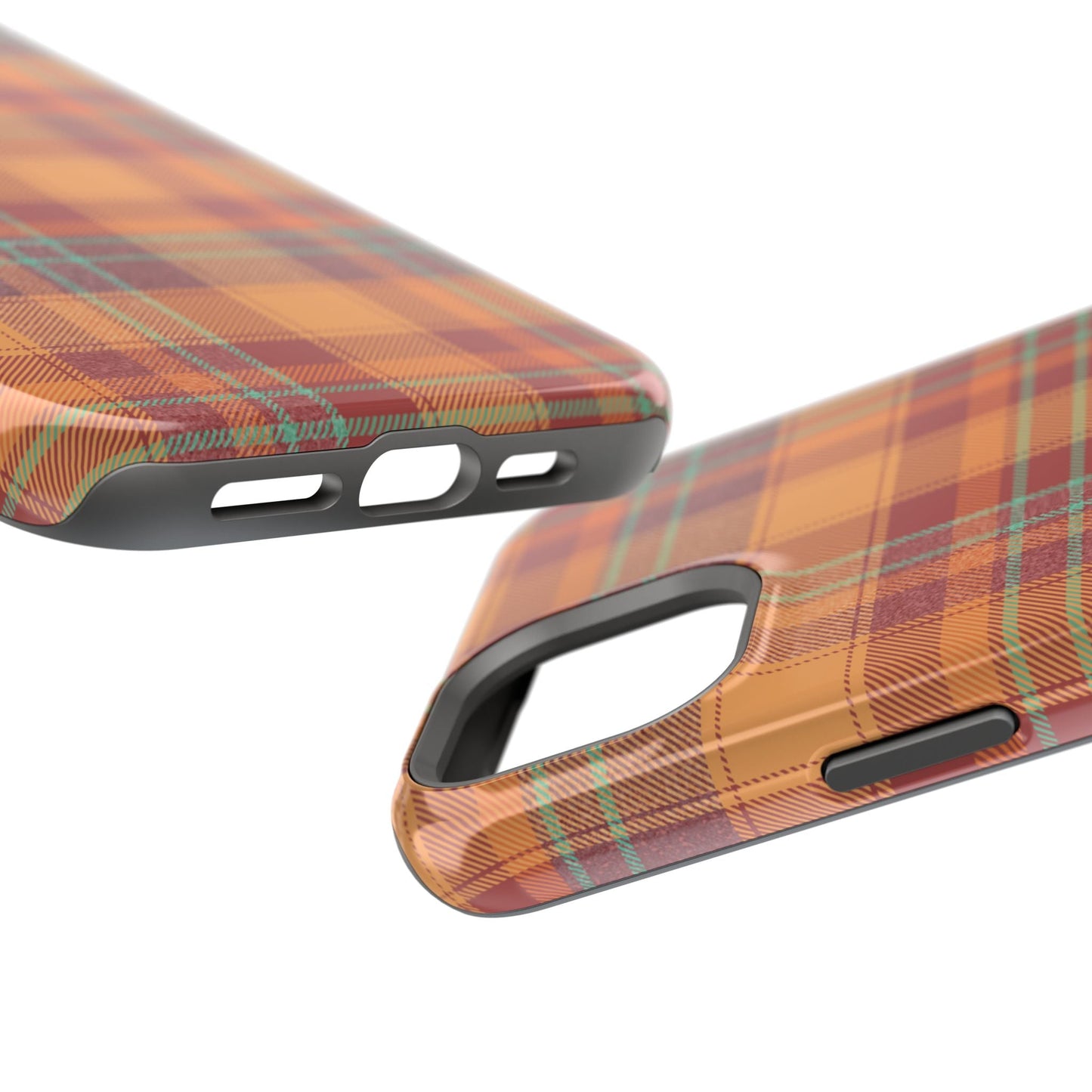 MagSafe Case - Autumn Tartan Plaid Design - BOGO Cases