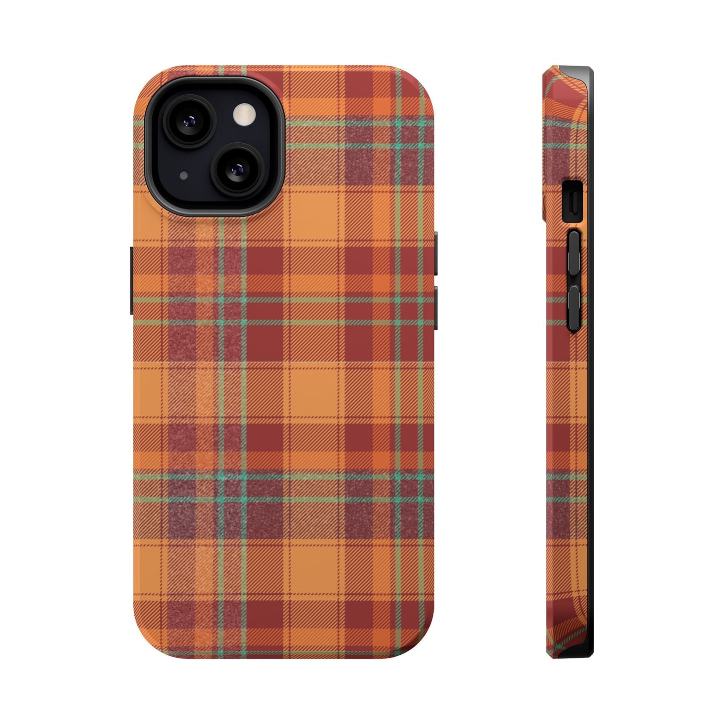 MagSafe Case - Autumn Tartan Plaid Design - BOGO Cases