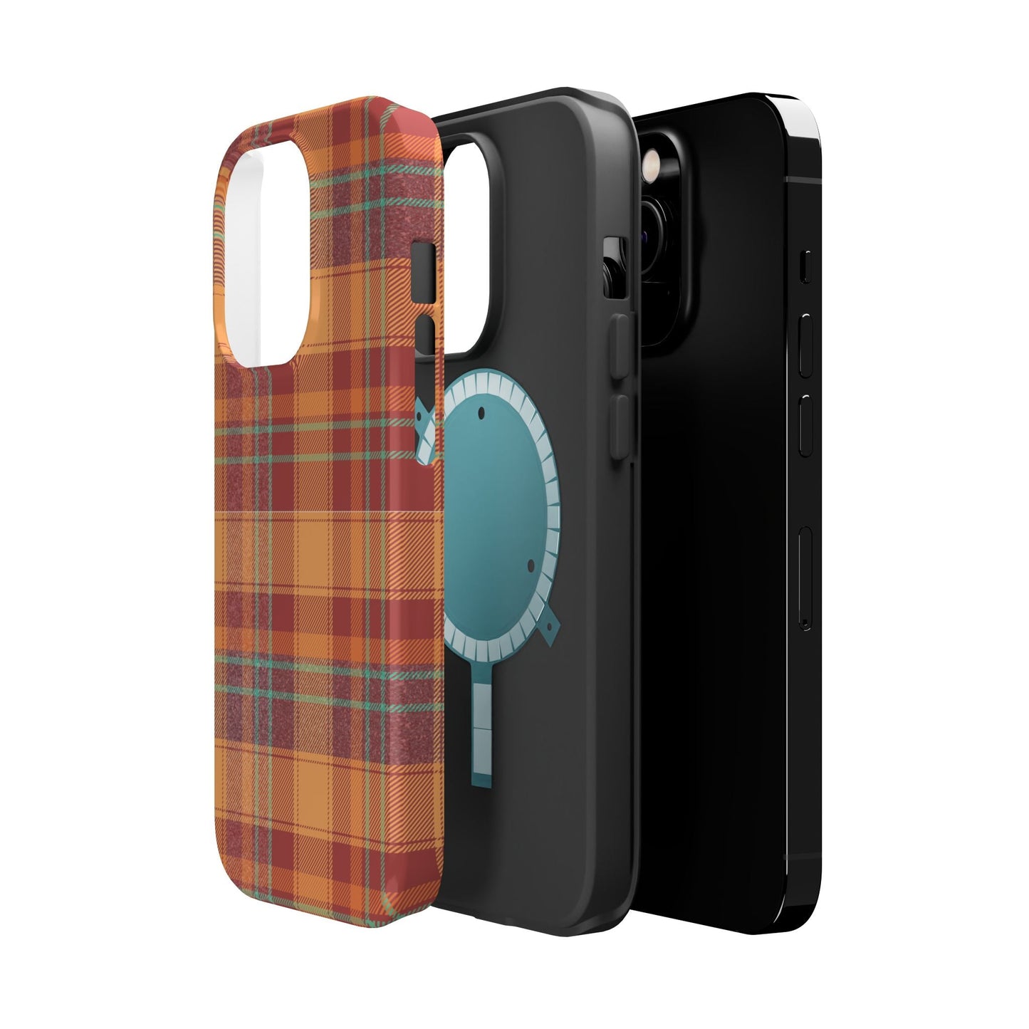 MagSafe Case - Autumn Tartan Plaid Design - BOGO Cases