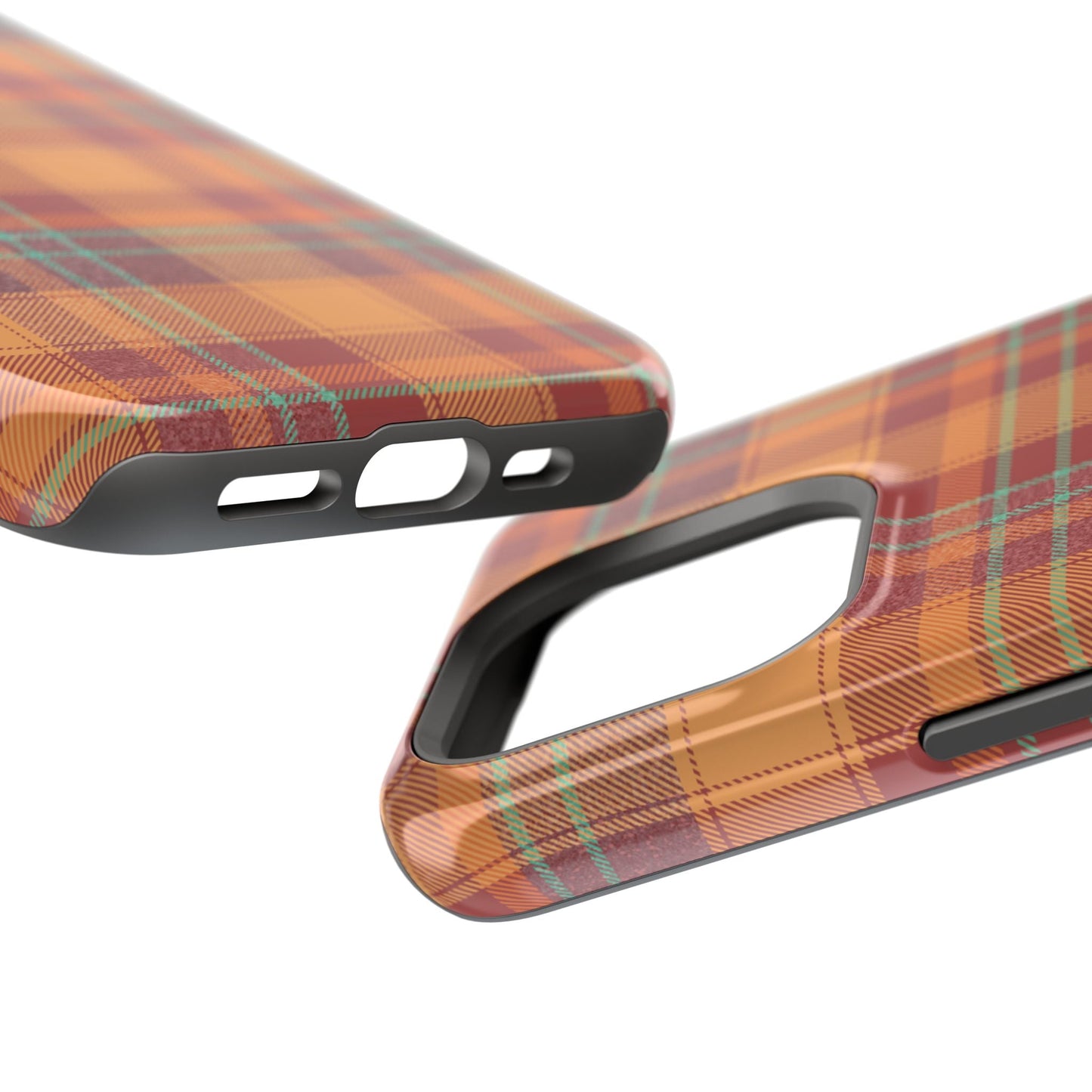 MagSafe Case - Autumn Tartan Plaid Design - BOGO Cases