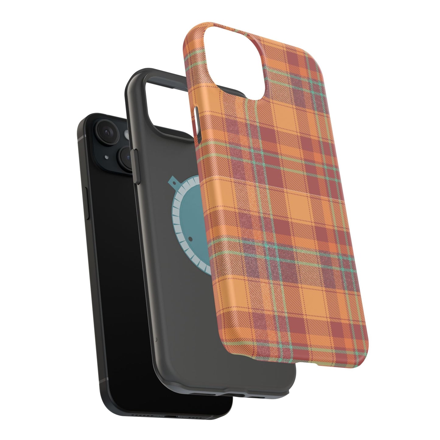 MagSafe Case - Autumn Tartan Plaid Design - BOGO Cases