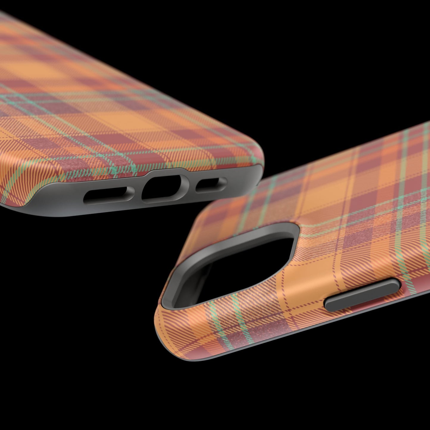 MagSafe Case - Autumn Tartan Plaid Design - BOGO Cases