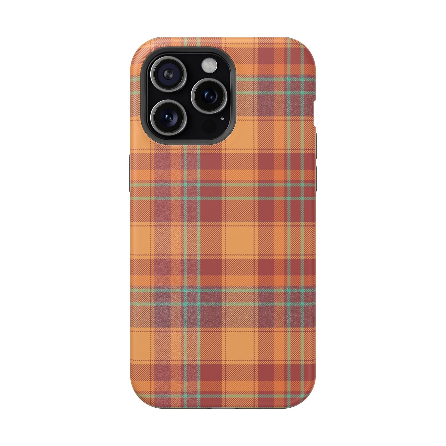 MagSafe Case - Autumn Tartan Plaid Design - BOGO Cases
