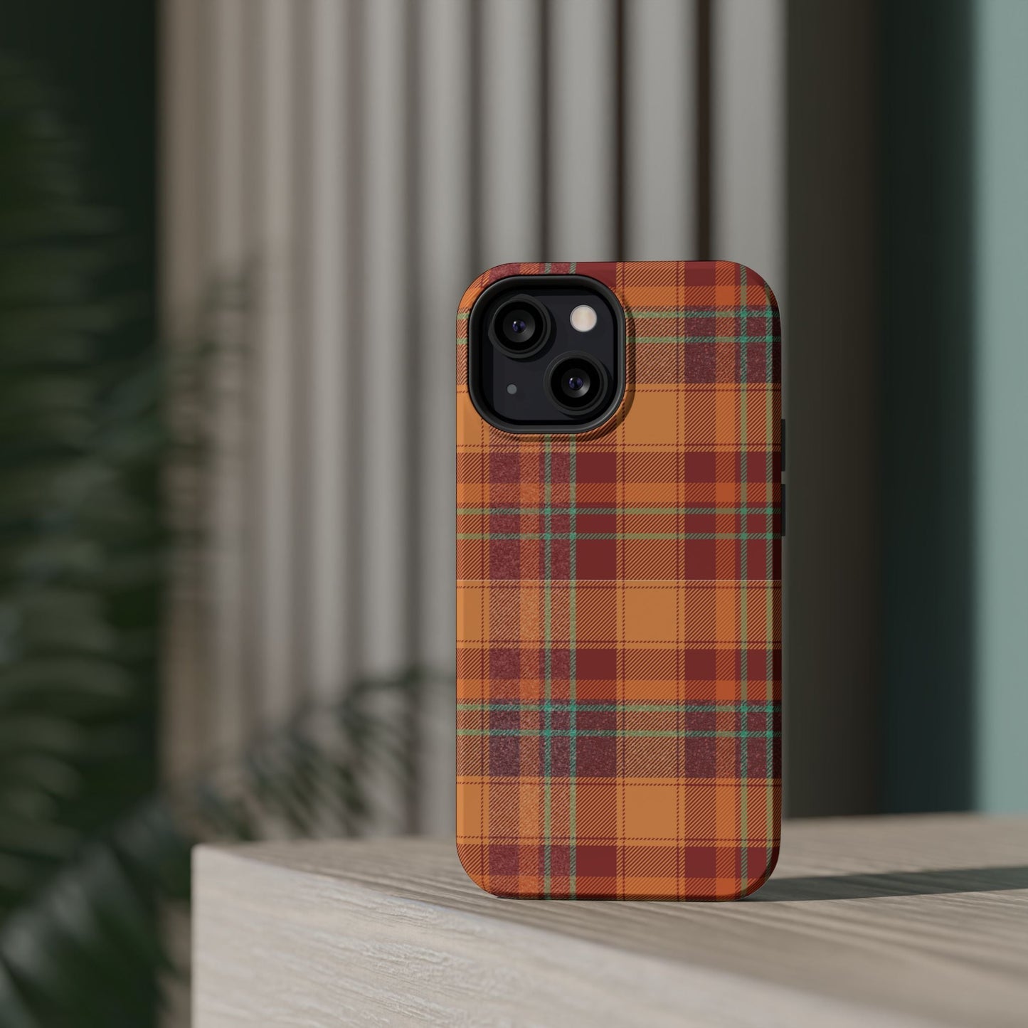 MagSafe Case - Autumn Tartan Plaid Design - BOGO Cases