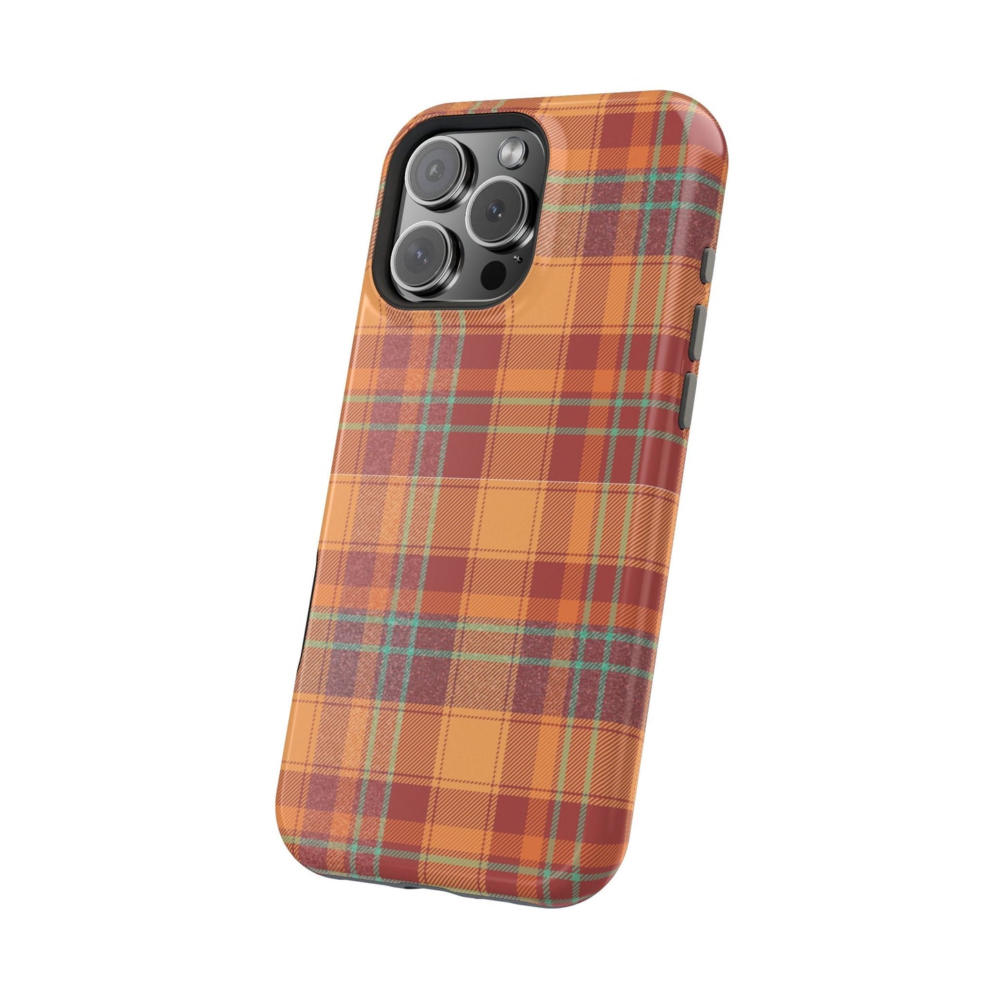 MagSafe Case - Autumn Tartan Plaid Design - BOGO Cases