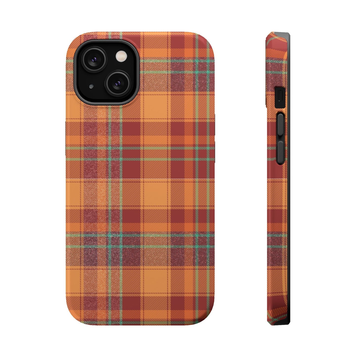 MagSafe Case - Autumn Tartan Plaid Design - BOGO Cases