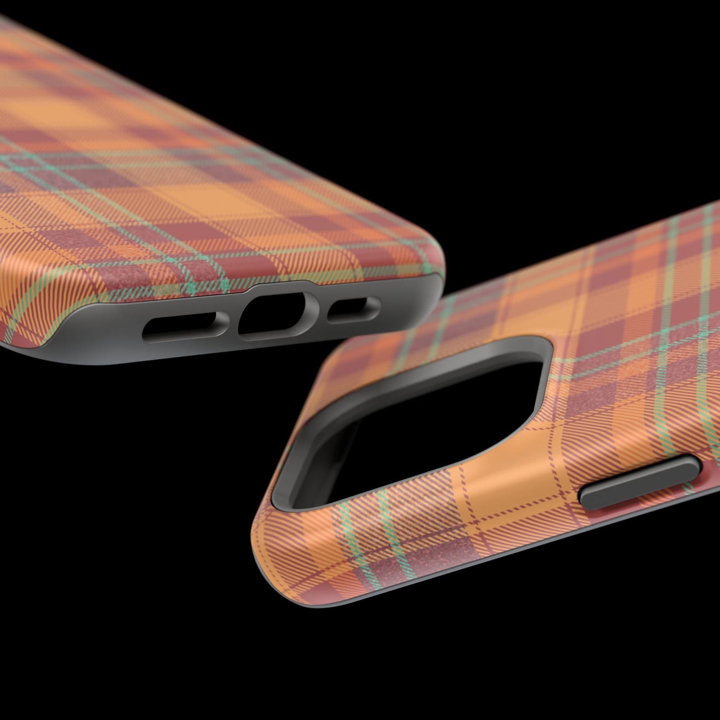 MagSafe Case - Autumn Tartan Plaid Design - BOGO Cases