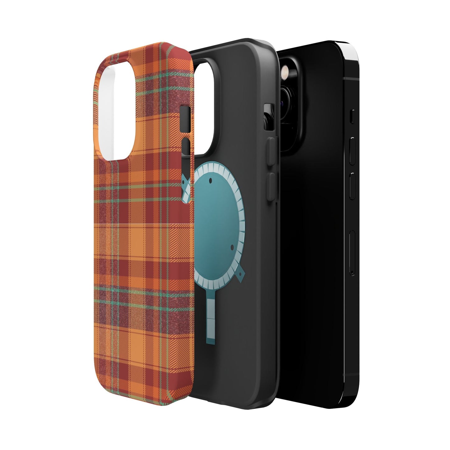MagSafe Case - Autumn Tartan Plaid Design - BOGO Cases