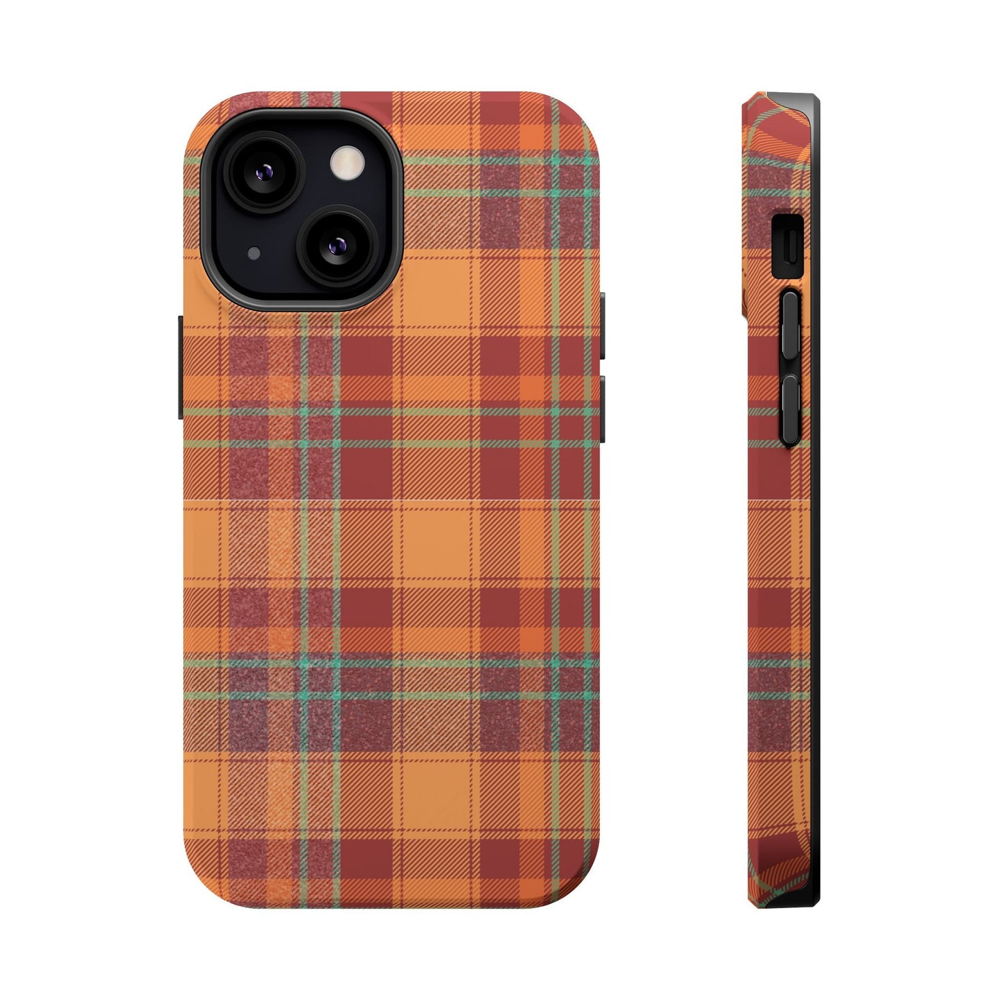 MagSafe Case - Autumn Tartan Plaid Design - BOGO Cases
