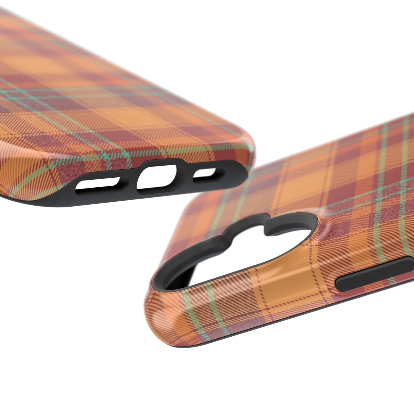 MagSafe Case - Autumn Tartan Plaid Design - BOGO Cases