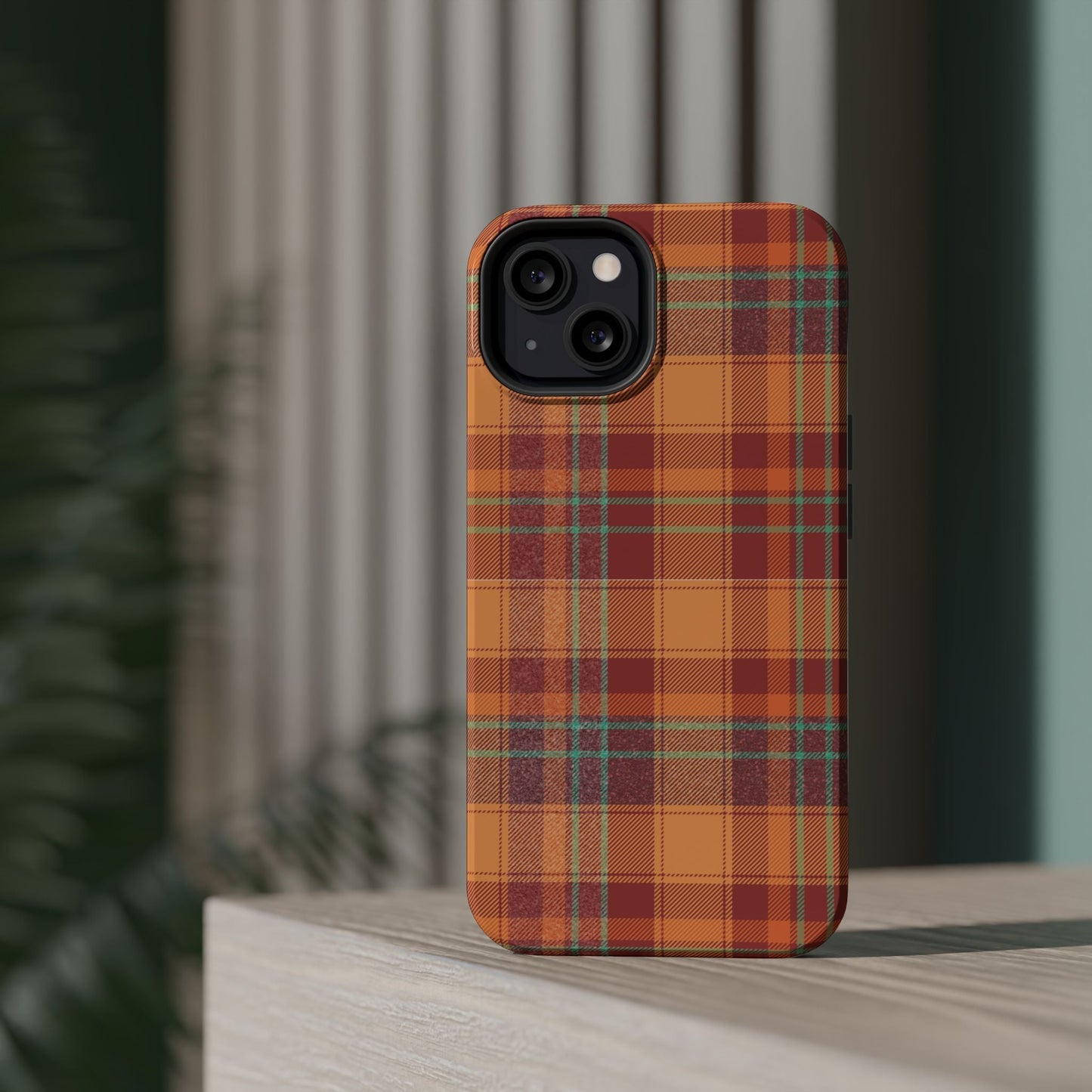MagSafe Case - Autumn Tartan Plaid Design - BOGO Cases