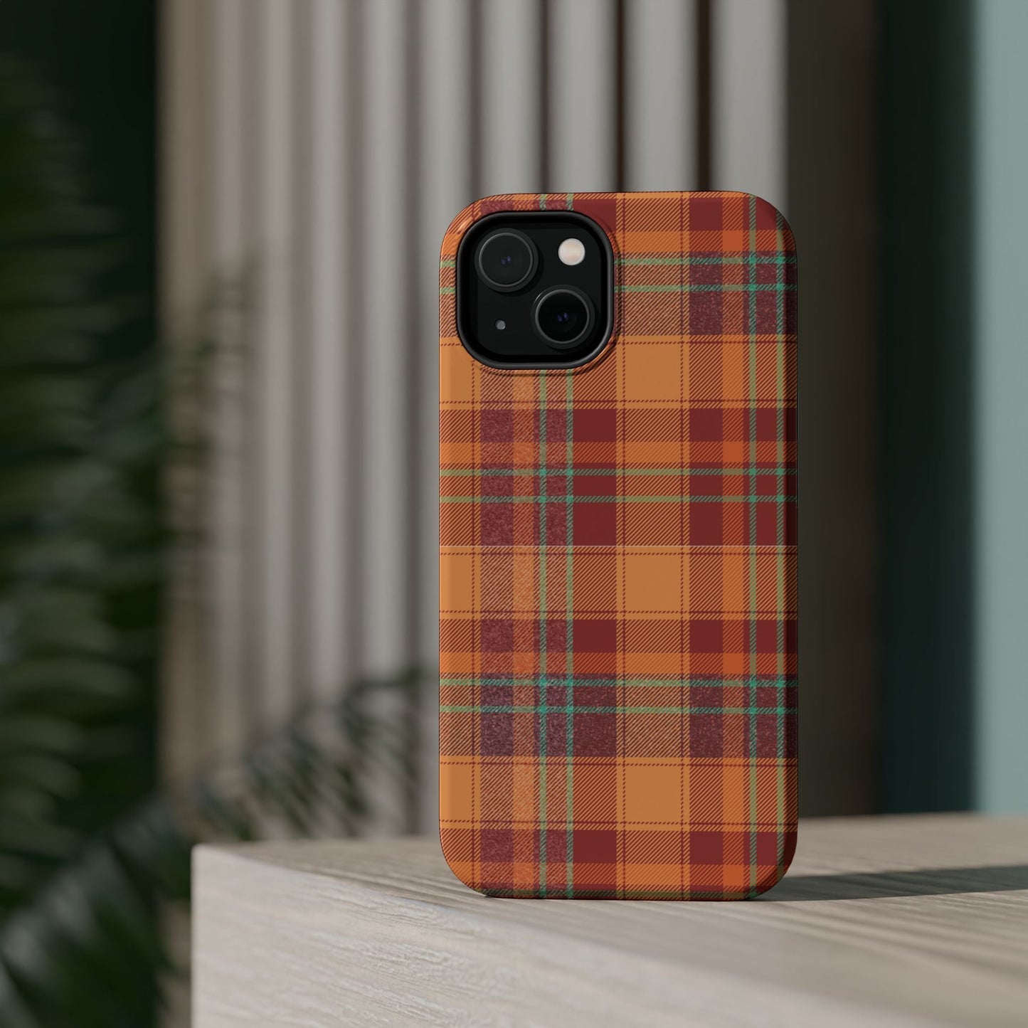 MagSafe Case - Autumn Tartan Plaid Design - BOGO Cases