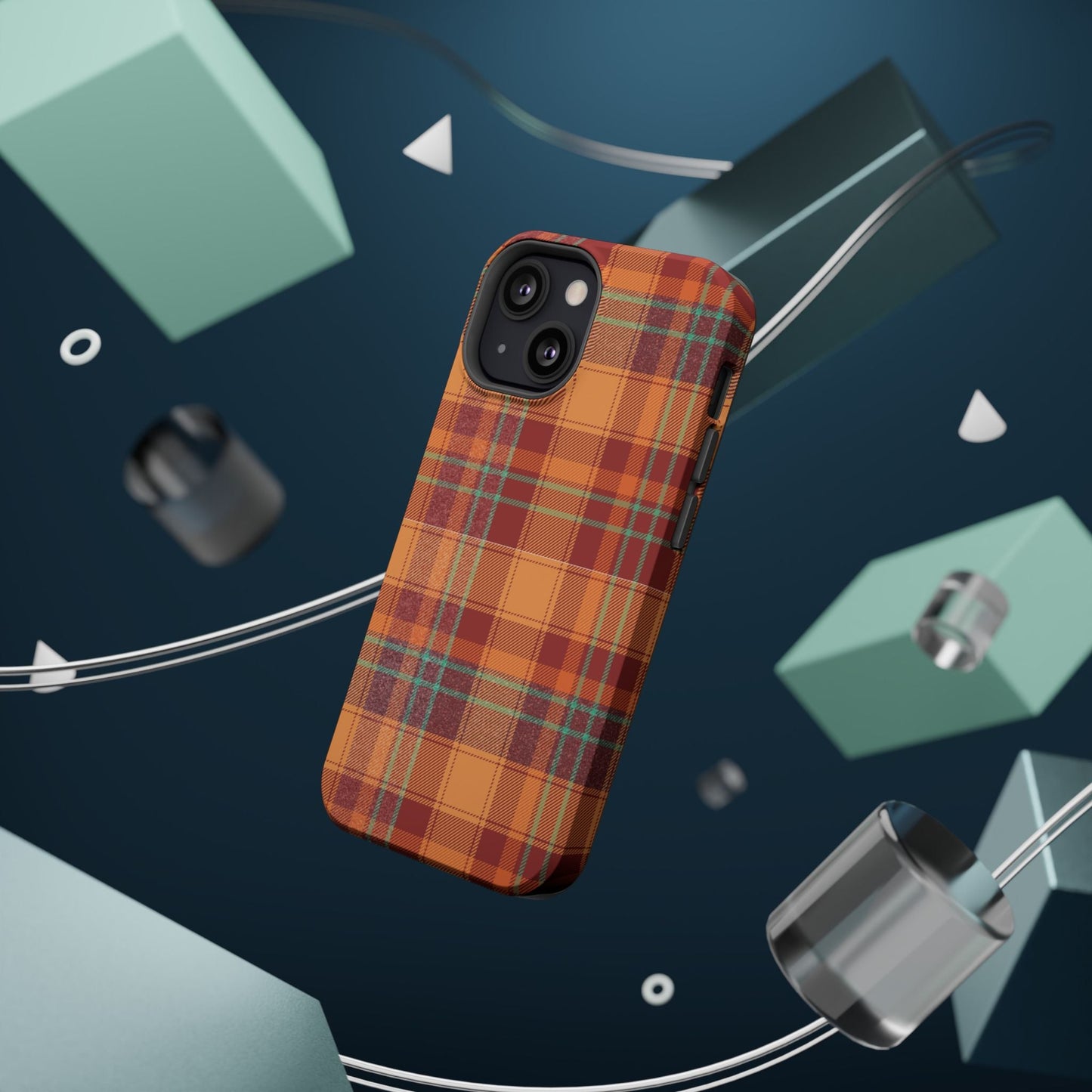 MagSafe Case - Autumn Tartan Plaid Design - BOGO Cases