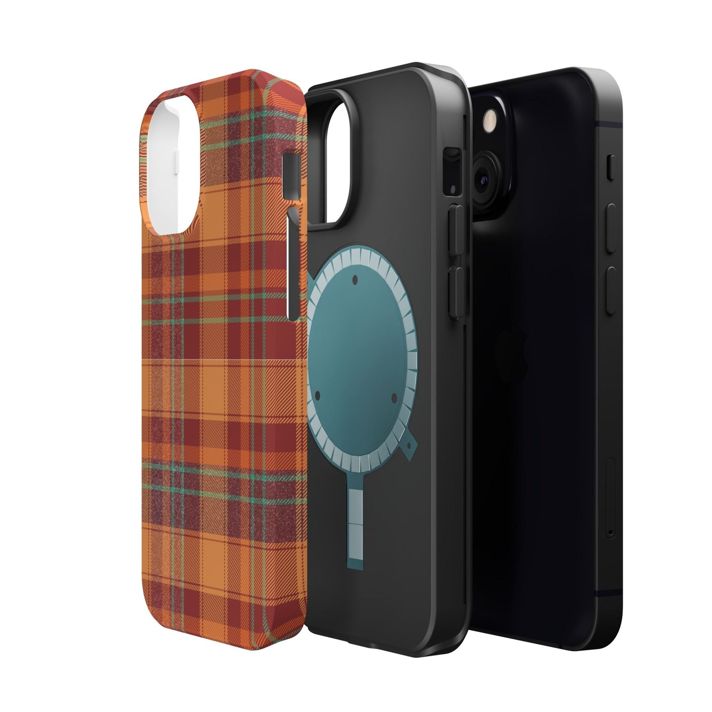 MagSafe Case - Autumn Tartan Plaid Design - BOGO Cases