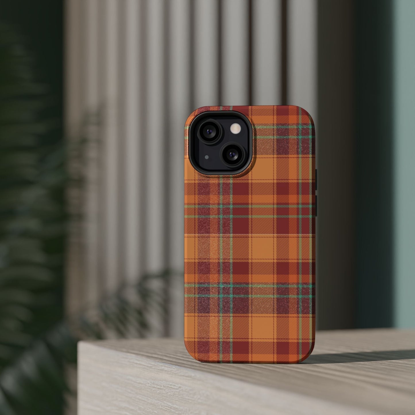 MagSafe Case - Autumn Tartan Plaid Design - BOGO Cases