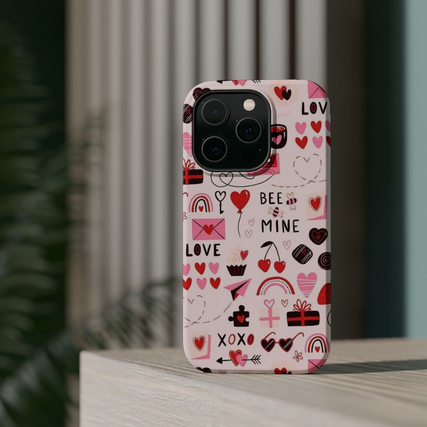 MagSafe Case: Bee Mine Love Doodles - BOGO Cases