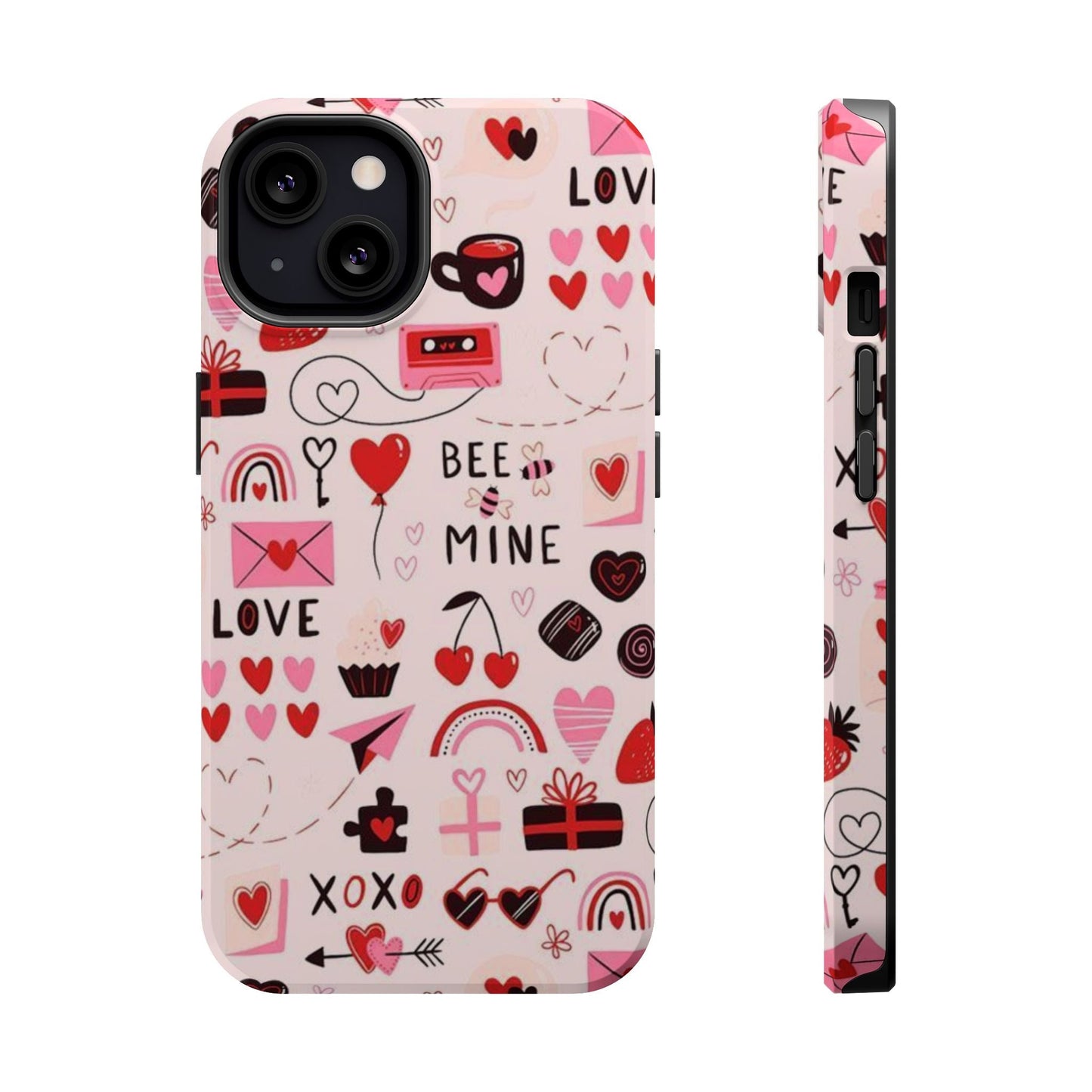 MagSafe Case: Bee Mine Love Doodles - BOGO Cases