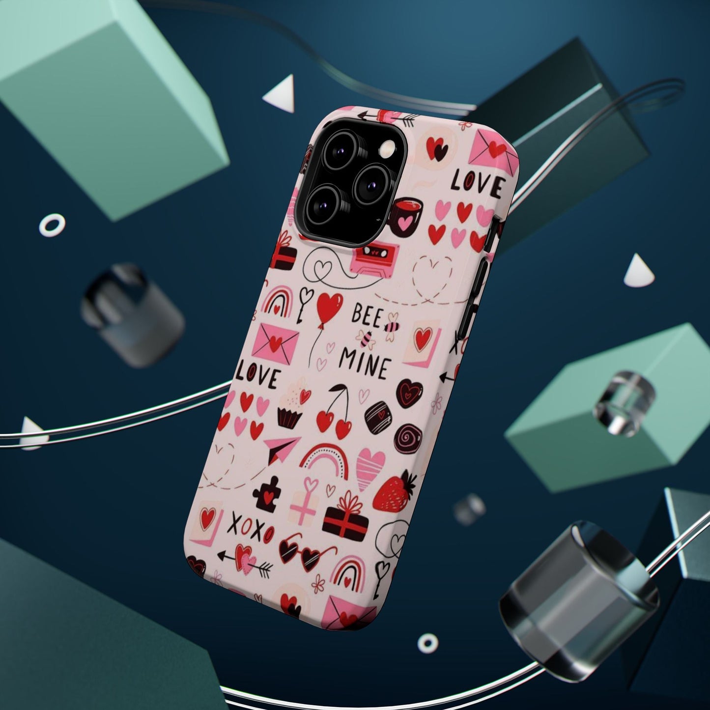 MagSafe Case: Bee Mine Love Doodles - BOGO Cases